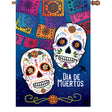 28 in. Flag - Dia De Meurtos (Day of the Dead)