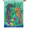 28 in. Flag - Seahorses