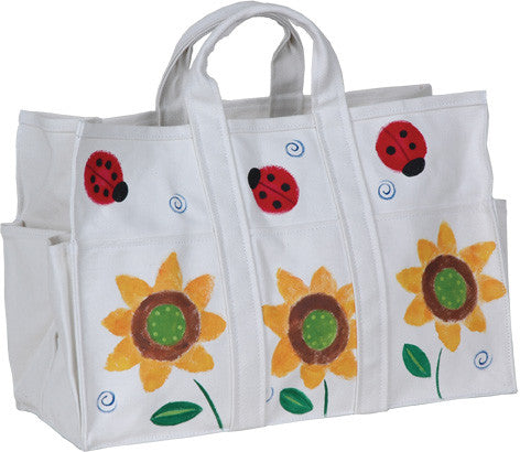 Canvas Tote Bag & Gloves - Sunflowers