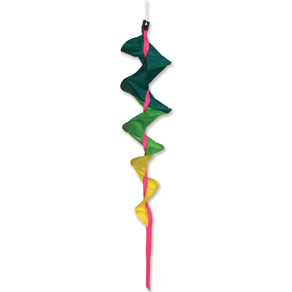 SoundWinds Small Fusilli Spinning Windsock - Green