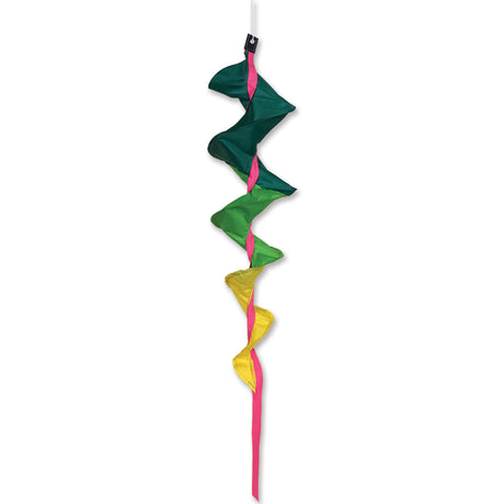 SoundWinds Small Fusilli Spinning Windsock - Green