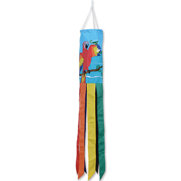 Applique Windsock - Parrot and Cockatoo Party