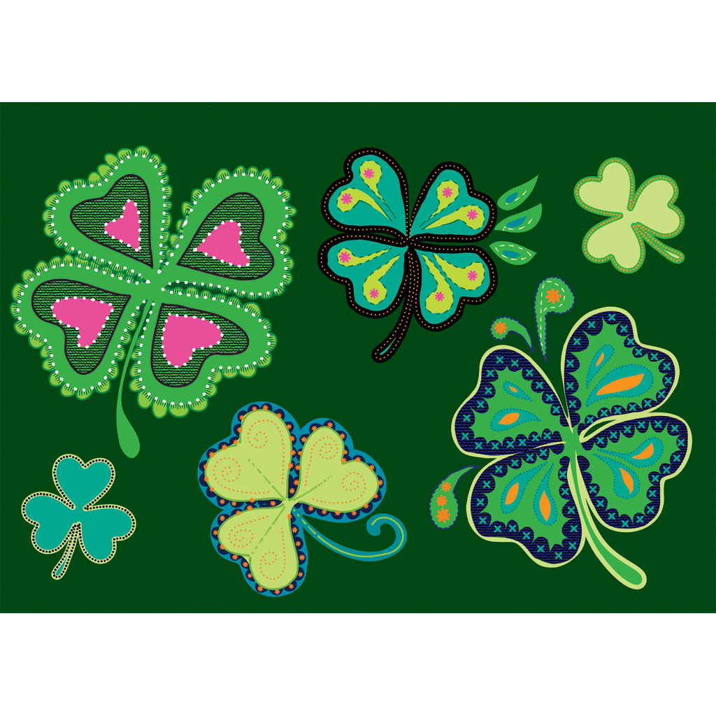 Applique Windsock - Shamrocks