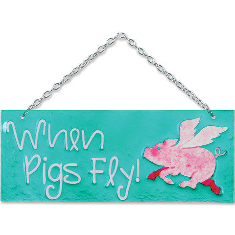 Glass Expression - Pigs Fly