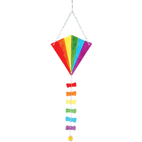 Glass Kite - Rainbow Diamond