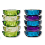 Tealight Candle Holders - Yellow & Green (5Pc)