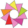 40 in. F-Stop Spinner for Kites and Line - Hot Op-Art
