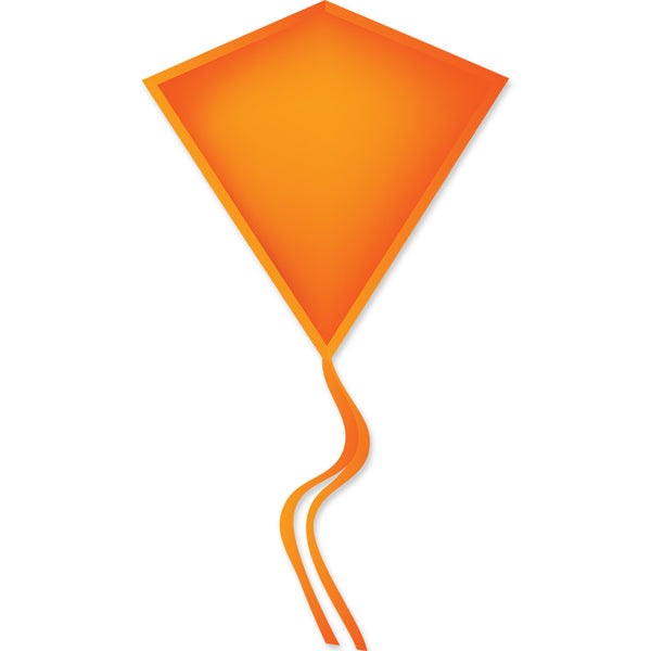30 In. Diamond Kite - Neon Orange (Bold Innovations)