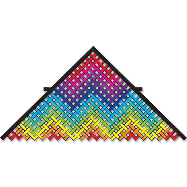 11 ft. Mesh Delta Kite - Rainbow Water