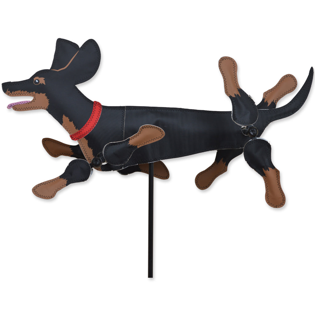 WhirliGig Spinner 20 in. Black & Tan Dachshund Premier Kites & Designs