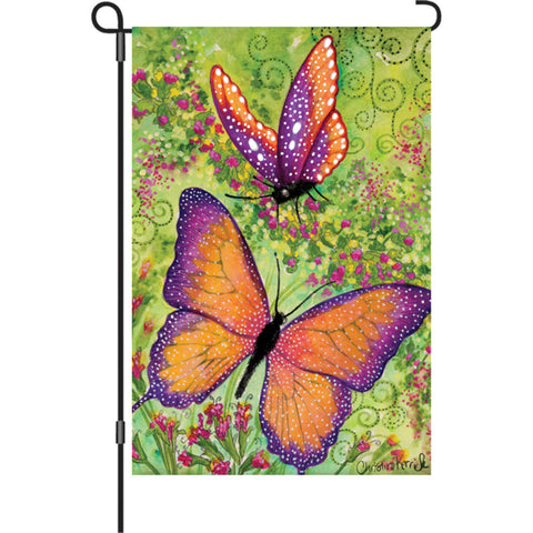 12 in. Flag - Butterfly Sparkles