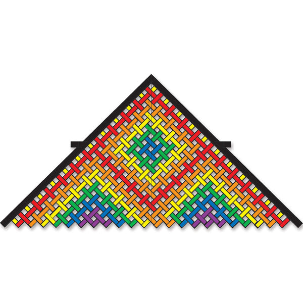 11 ft. Mesh Delta Kite - Rainbow